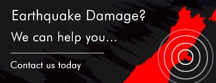 Earthquake damage? We can help you...